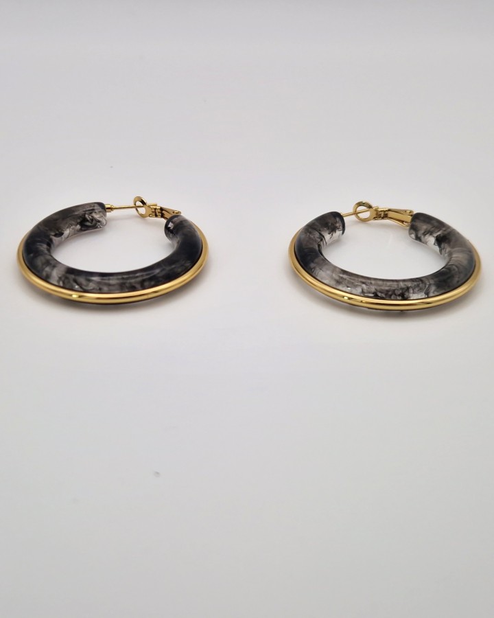 AROS DORADOS COLORES EFECTO MÁRMOL - ACERO INOXIDABLE