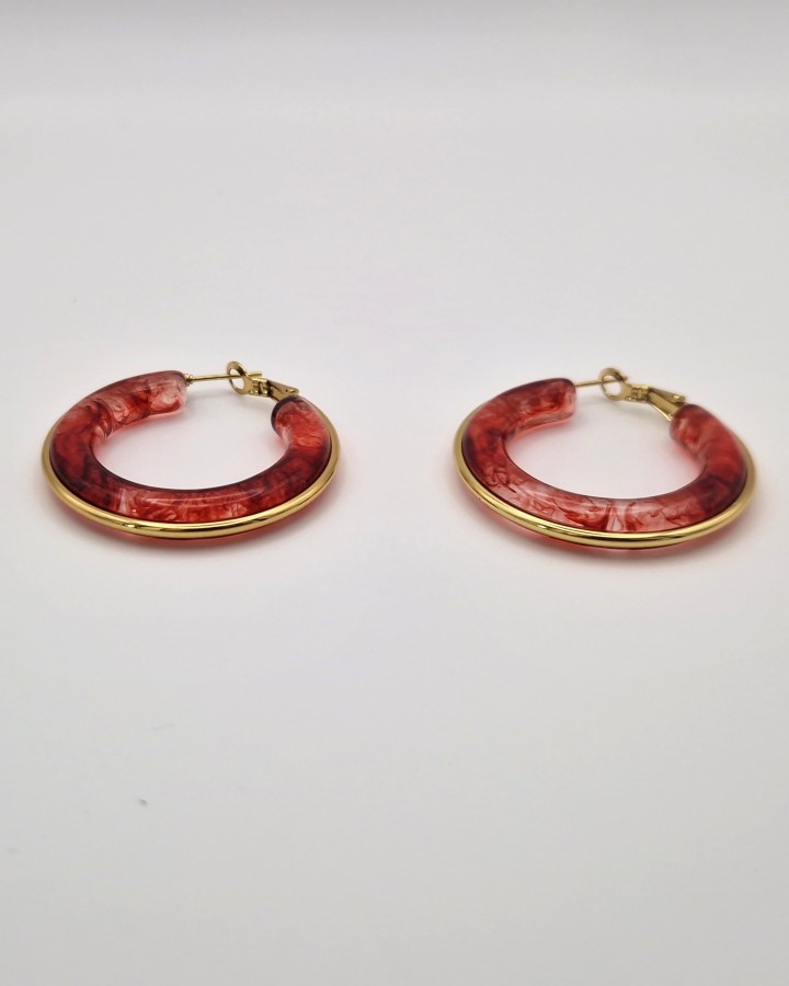 AROS DORADOS COLORES EFECTO MÁRMOL - ACERO INOXIDABLE