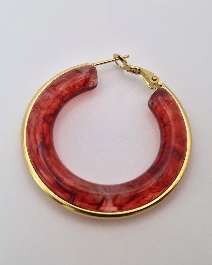 AROS DORADOS COLORES EFECTO MÁRMOL - ACERO INOXIDABLE