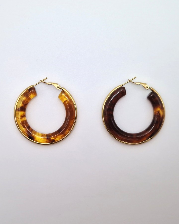 AROS DORADOS COLORES EFECTO MÁRMOL - ACERO INOXIDABLE