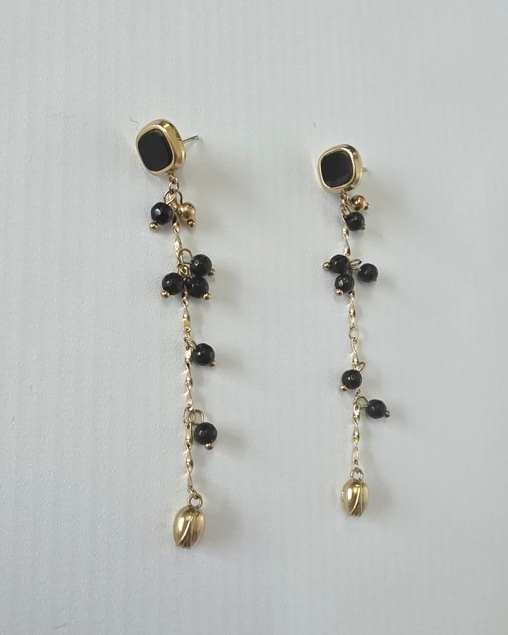 PENDIENTES LARGOS CASCADA - ACERO INOXIDABLE