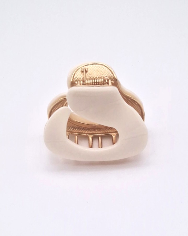 PINZA DE PELO NACARADA OVALADA