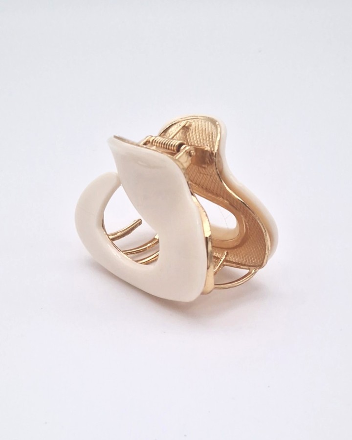 PINZA DE PELO NACARADA OVALADA