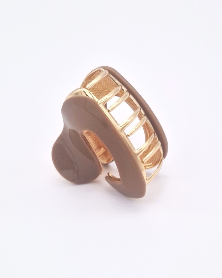 PINZA DE PELO NACARADA OVALADA