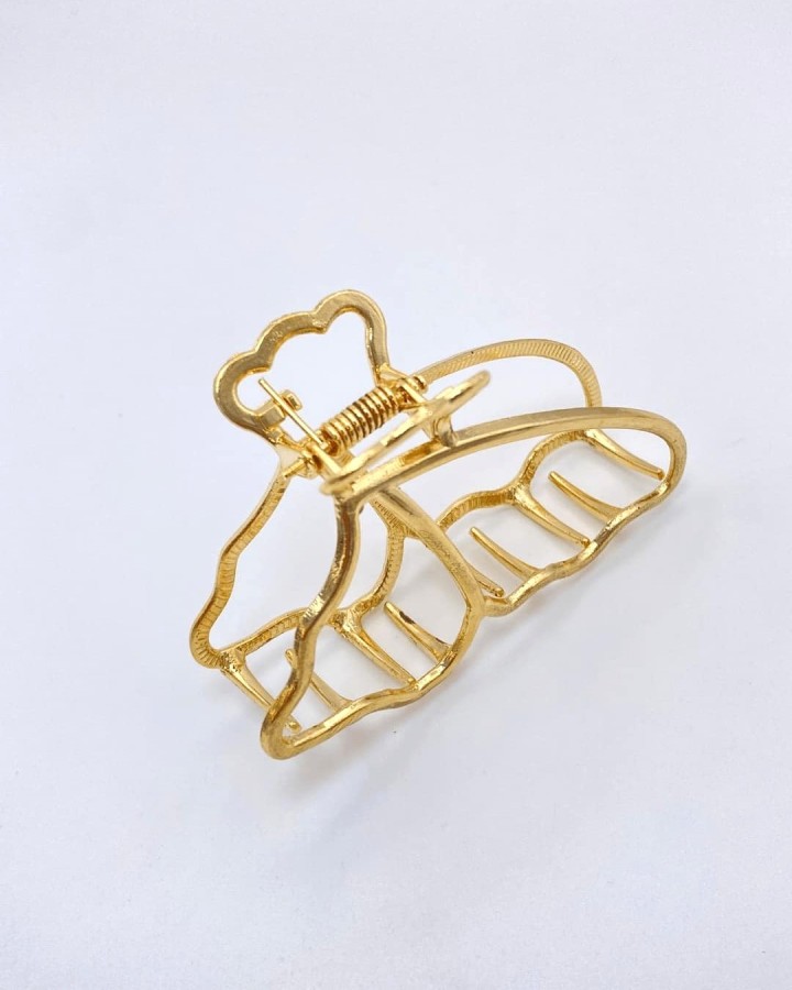 PINZA DE PELO METÁLICA MARIPOSA