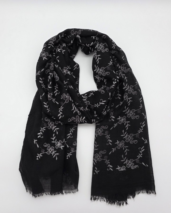 PAÑUELO ESTAMPADO FLORES