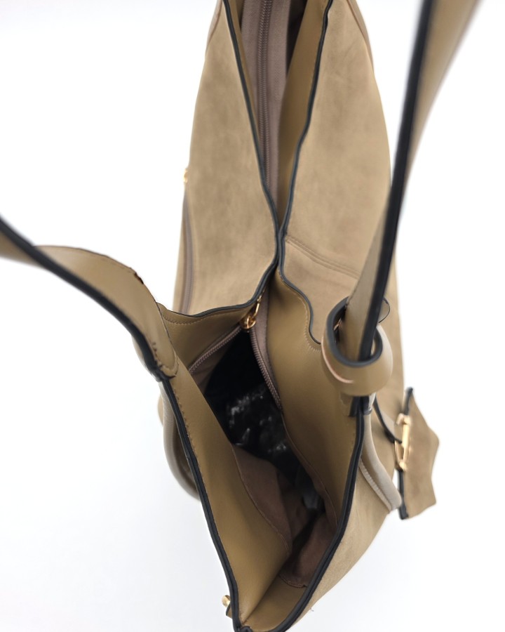 BOLSO DE HOMBRO EFECTO PIEL