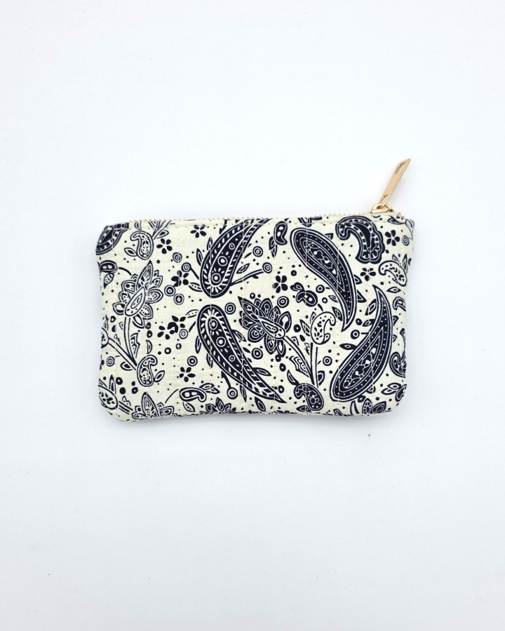 MONEDERO DE TELA ACOLCHADO