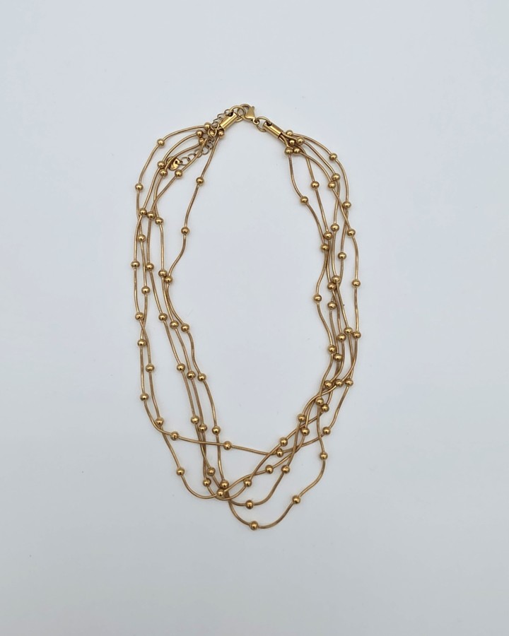 COLLAR MÚLTIPLE - ACERO INOXIDABLE