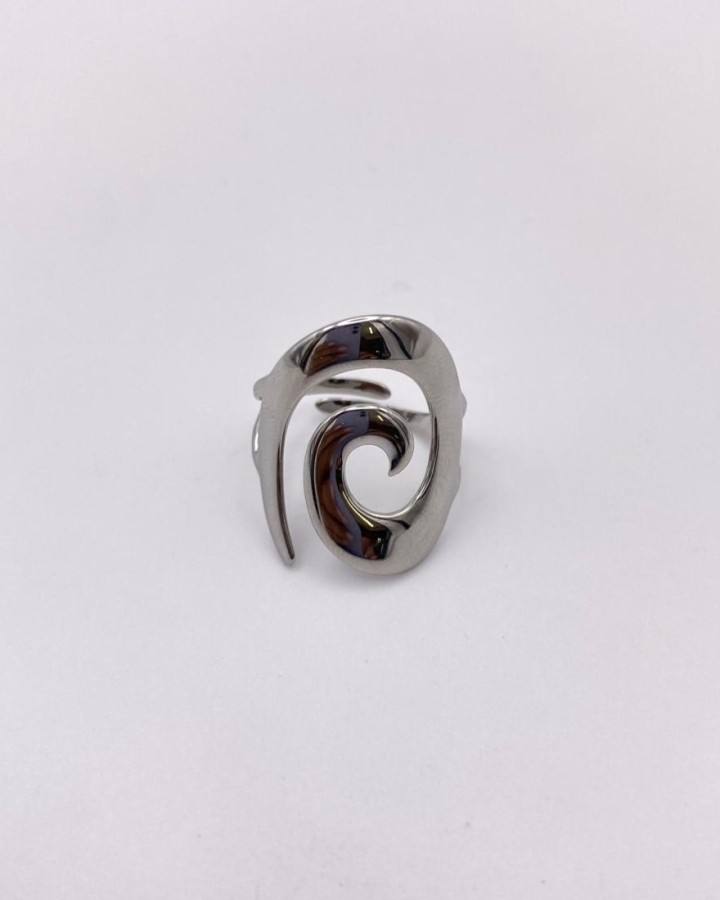 ANILLO AJUSTABLE ESPIRAL - ACERO INOXIDABLE