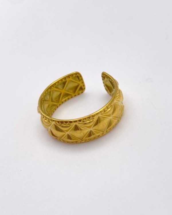 ANILLO AJUSTABLE ROMANO - ACERO INOXIDABLE