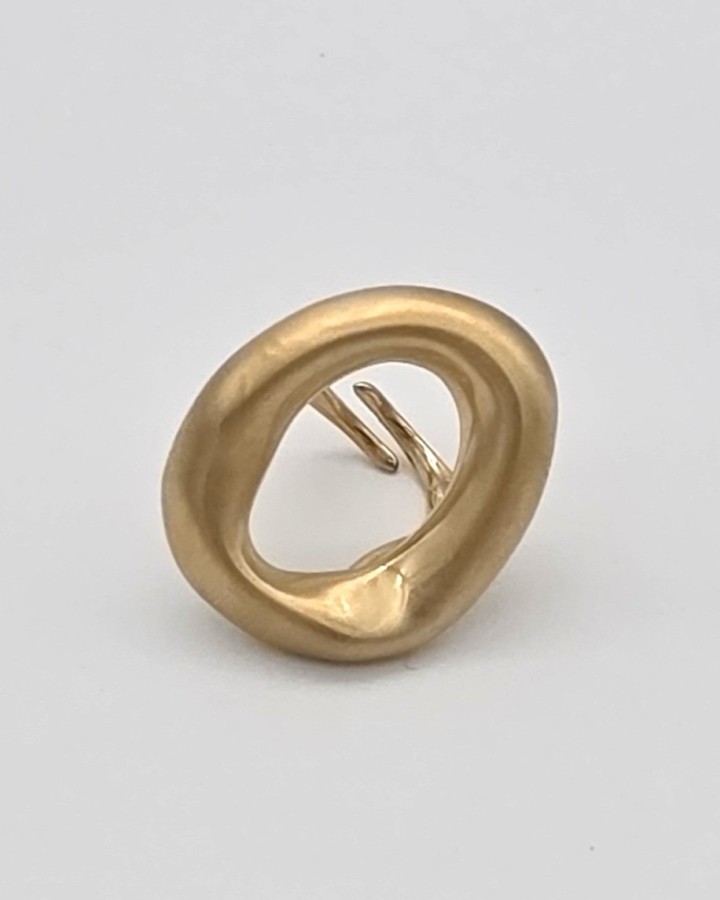 ANILLO AJUSTABLE OVAL GRANDE - ACERO INOXIDABLE