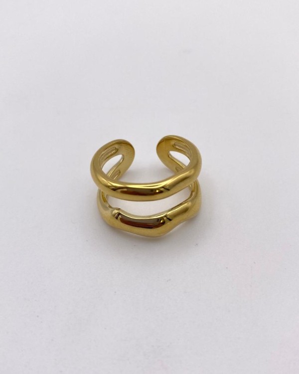 ANILLO AJUSTABLE LÍNEAS - ACERO INOXIDABLE