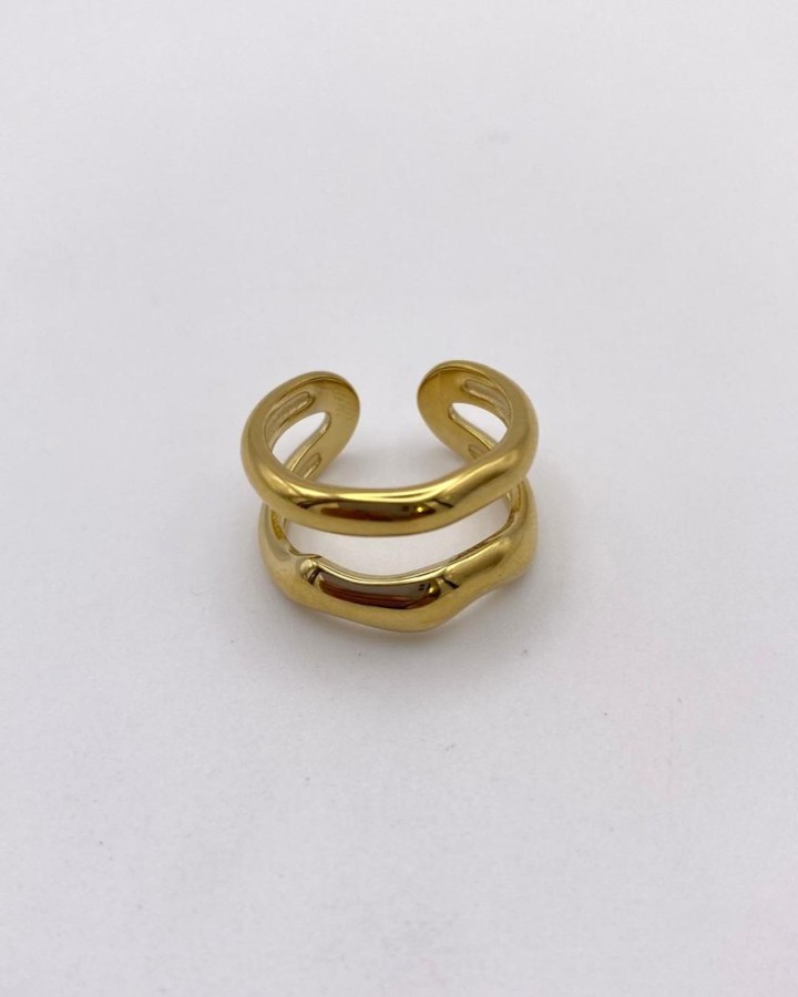 ANILLO AJUSTABLE LÍNEAS - ACERO INOXIDABLE