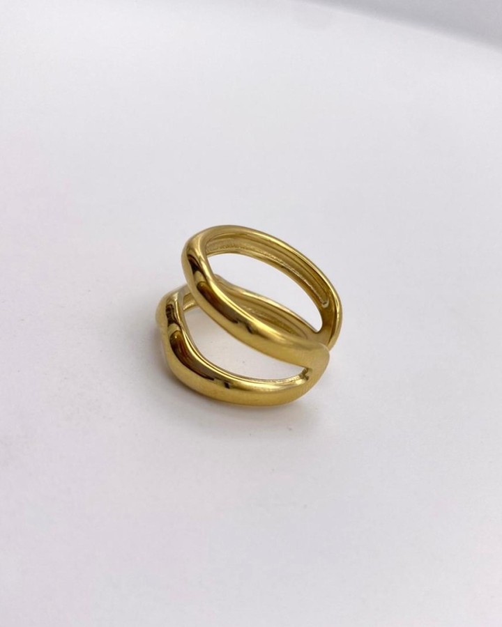 ANILLO AJUSTABLE LÍNEAS - ACERO INOXIDABLE