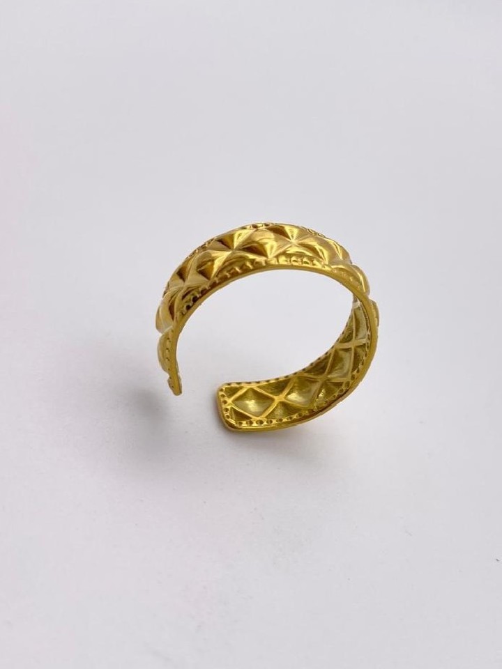 ANILLO AJUSTABLE ROMANO - ACERO INOXIDABLE