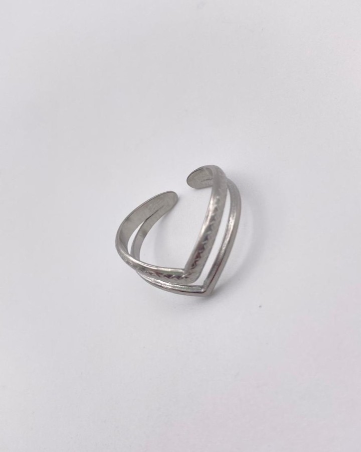 ANILLO AJUSTABLE TIARA - ACERO INOXIDABLE