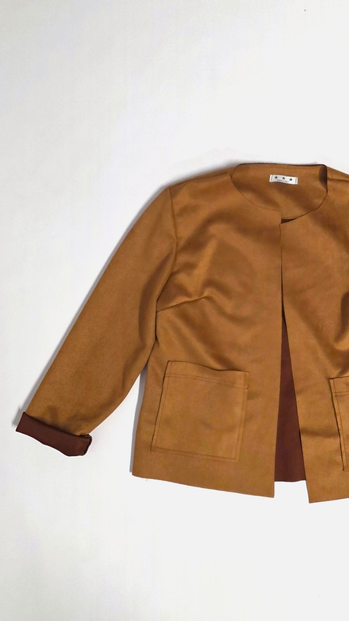 CHAQUETA EFECTO ANTE