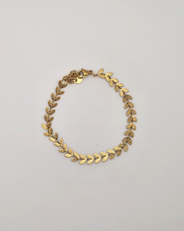 PULSERA ESPIGA - ACERO INOXIDABLE