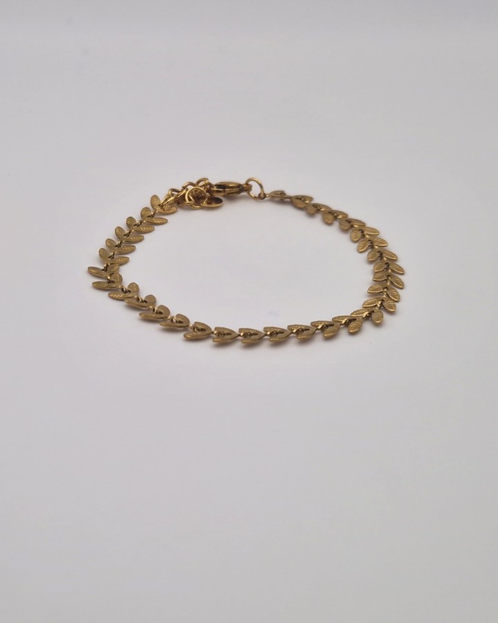 PULSERA ESPIGA - ACERO INOXIDABLE