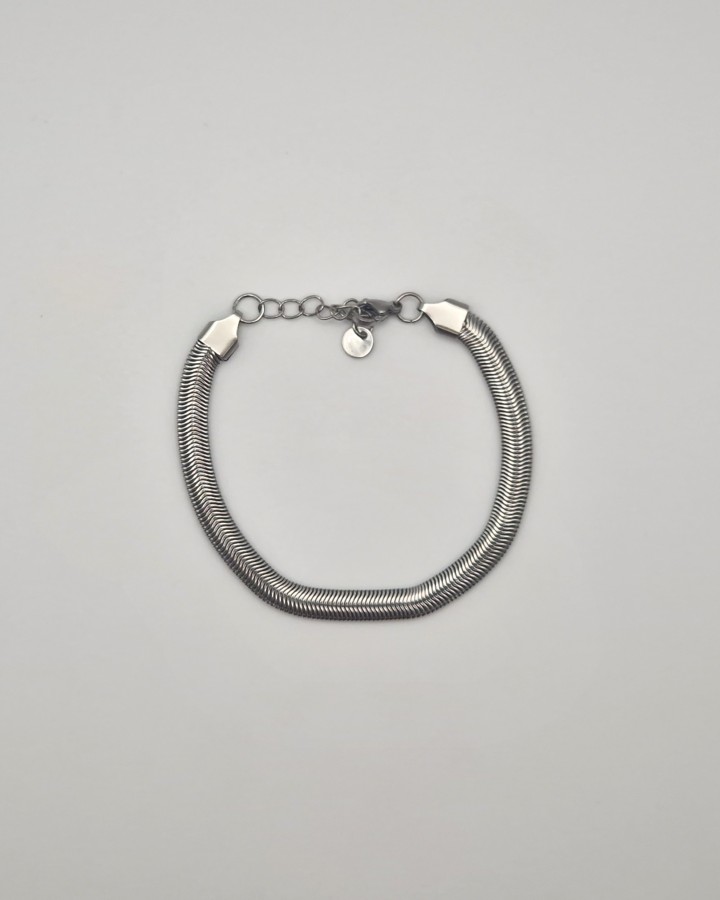 PULSERA CADENA ANCHA ESPIGA - ACERO INOXIDABLE