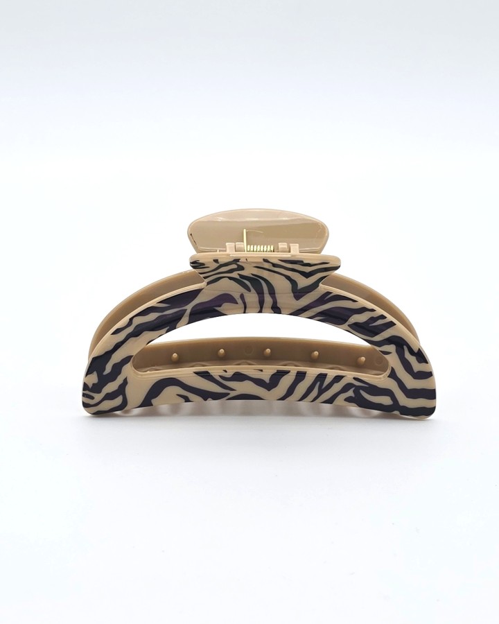 PINZA DE PELO ANIMAL PRINT