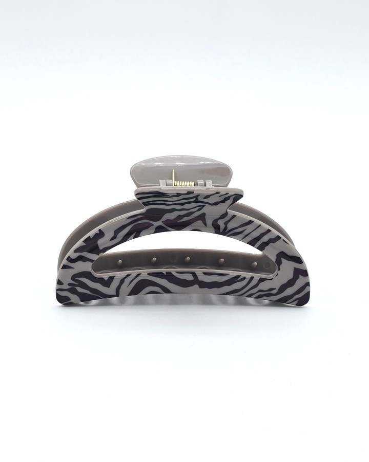 PINZA DE PELO ANIMAL PRINT