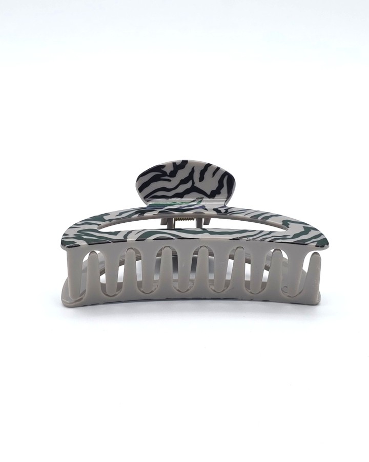 PINZA DE PELO ANIMAL PRINT