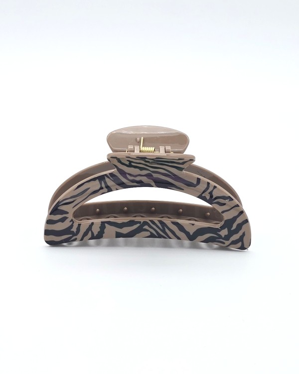 PINZA DE PELO ANIMAL PRINT