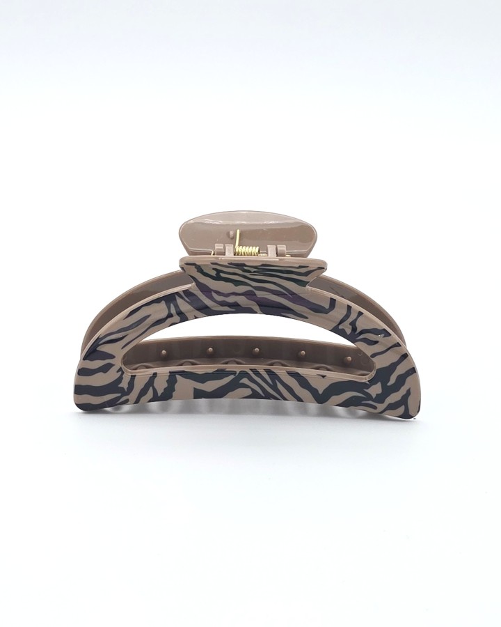 PINZA DE PELO ANIMAL PRINT