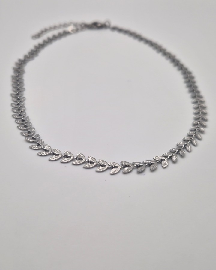 COLLAR ESPIGA - ACERO INOXIDABLE