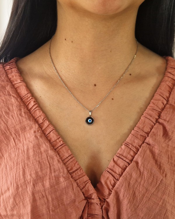 COLLAR OJO TURCO - ACERO INOXIDABLE