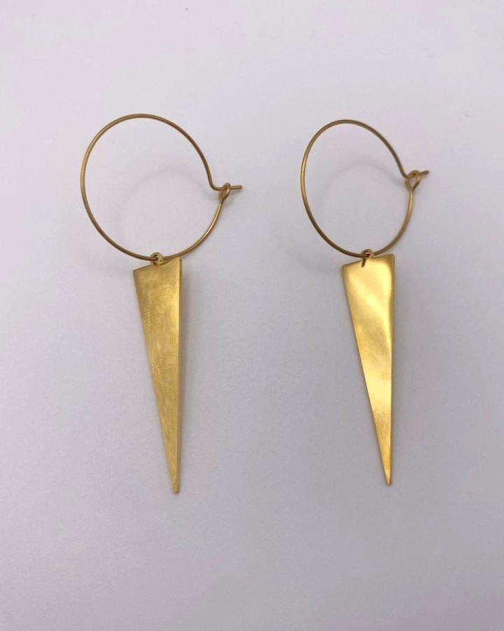 AROS CON TRIANGULO - ACERO INOXIDABLE