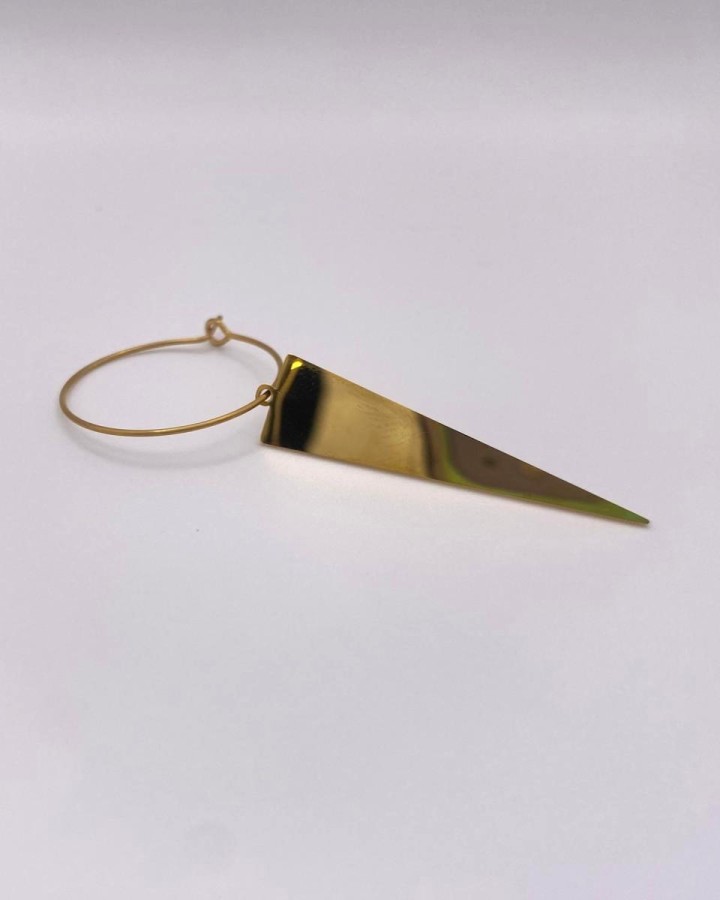 AROS CON TRIANGULO - ACERO INOXIDABLE