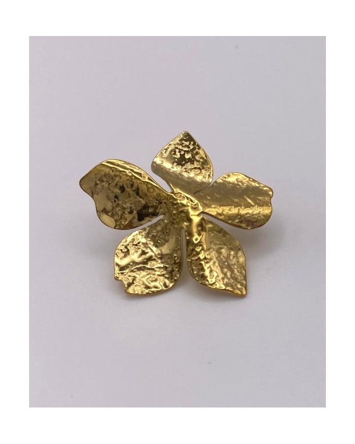 PENDIENTES FLOR - ACERO INOXIDABLE