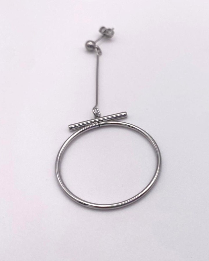 PENDIENTES LARGOS ARO VINTAGE - ACERO INOXIDABLE