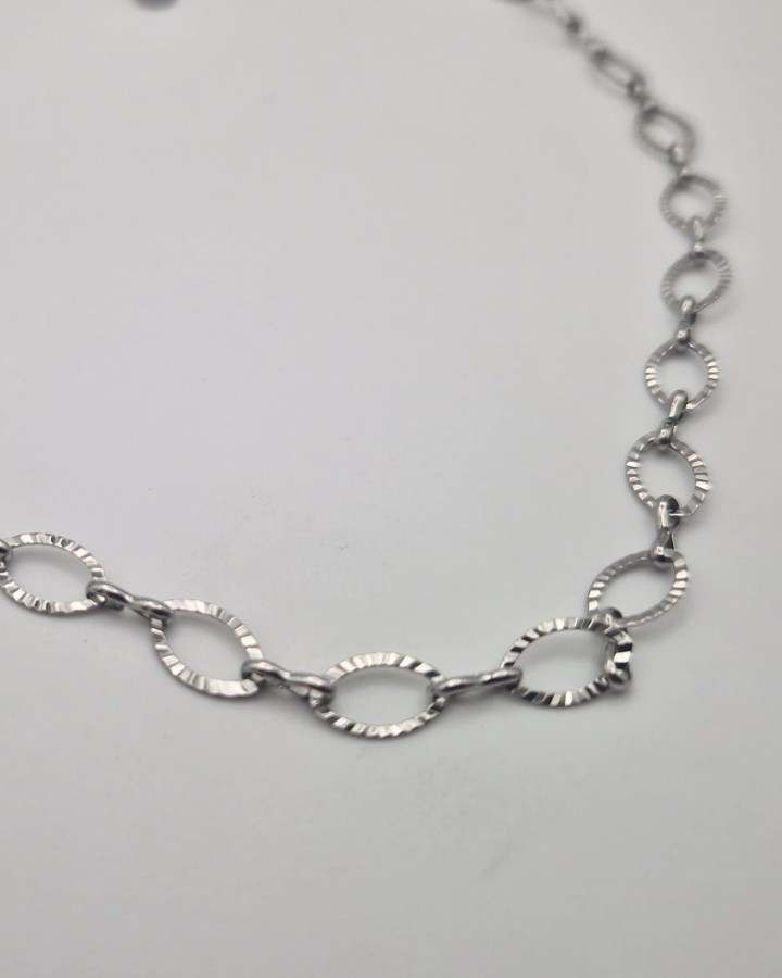 COLLAR ESLABÓN - ACERO INOXIDABLE