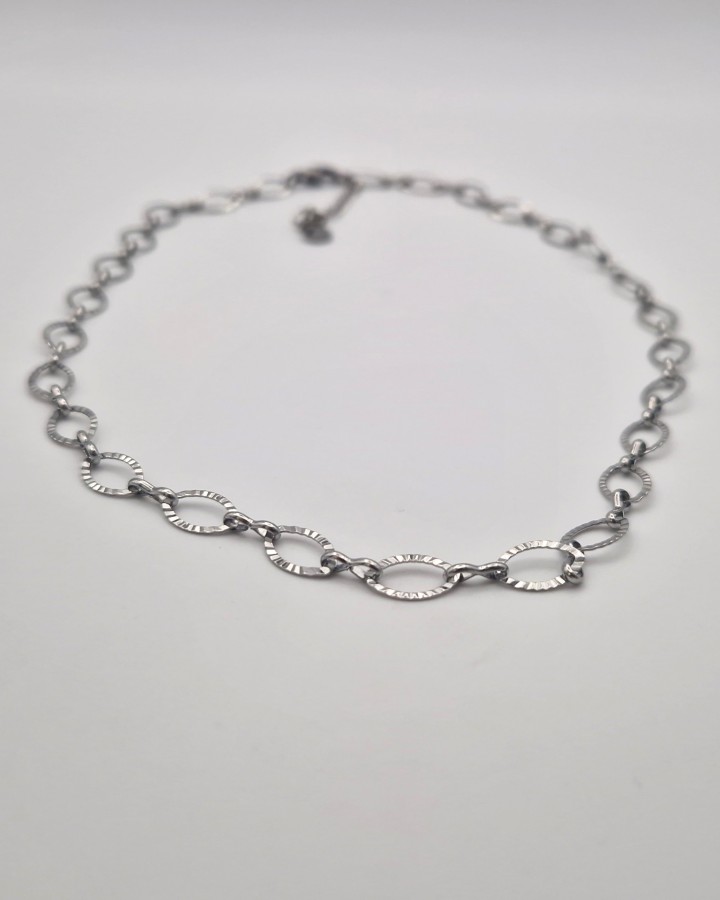 COLLAR ESLABÓN - ACERO INOXIDABLE